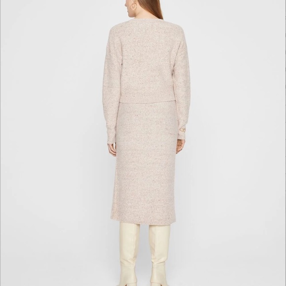 Tweed Slit Skirt - Brand New - NEVER WORN - Pink Multi - Picture 2 of 4